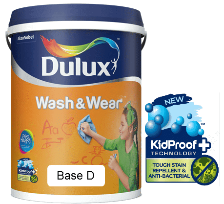 DULUX WASH WEAR 5L BASE D